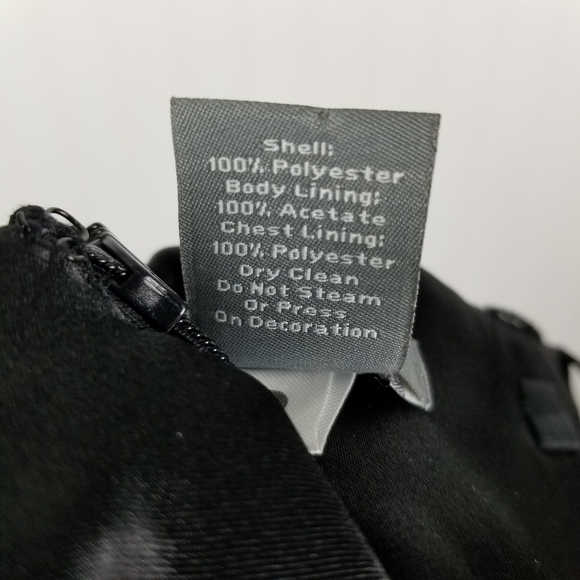 Ann Taylor Sequin Strapless Cocktail Dress Black Size 4 Small Mini LBD - Picture 6 of 10